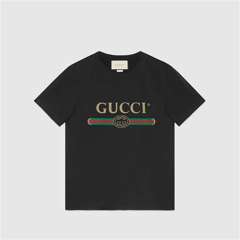 gucci black vintage washed|gucci black washed cotton jersey.